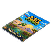 Carnet Grenouille, Pixel Art Rétro 8 Bits (Côté gauche)