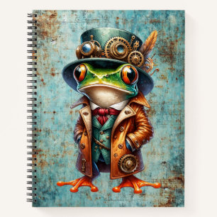 Carnet Grenouille Steampunk