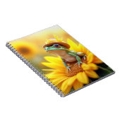 Carnet Grenouille sur un tournesol (Côté Droit)