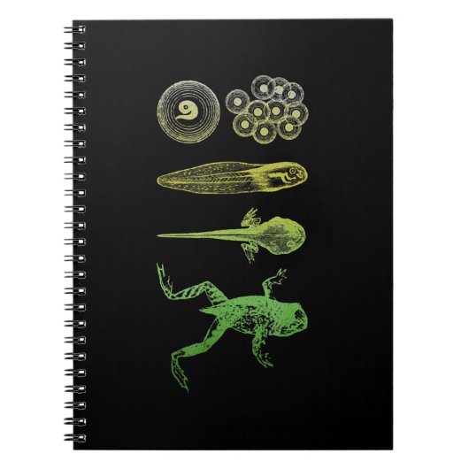 Carnet Grenouille Tadpole Métamorphose Cycle de vie Biolo (Devant)