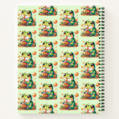 Carnet Grenouille Verte Boire Orange Boba Bubble Thé (Dos)