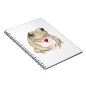 Carnet Grenouille verte dessinée à la main (Côté Droit)