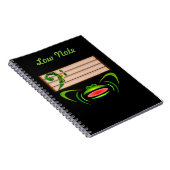 Carnet Grenouille verte Note basse (Côté Droit)