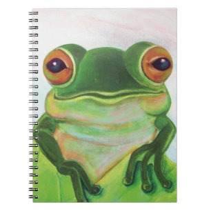 Carnet Grenouille verte Se détendre dans l'étang
