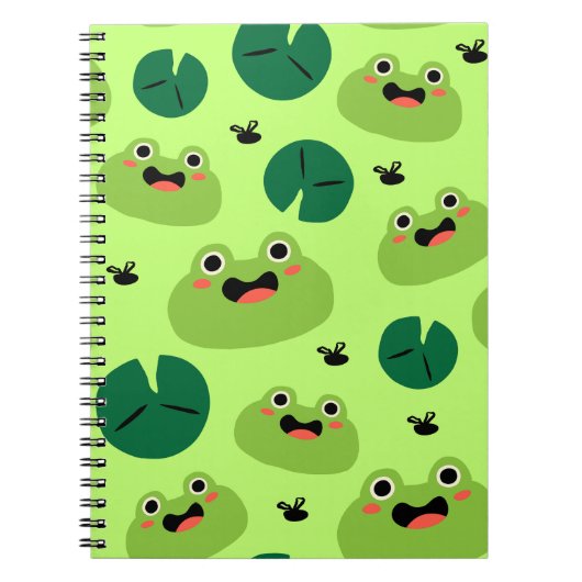 Carnet Grenouilles amusantes (Devant)