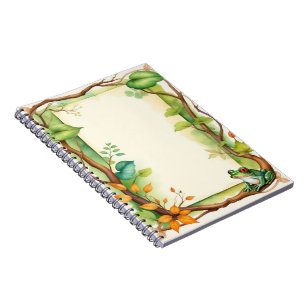 Carnet Grenouilles encadrées 1