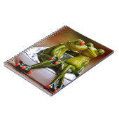 Carnet Grenouilles joyeuses (Côté gauche)