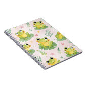 Carnet Grenouilles mignonnes Motif (Côté Droit)