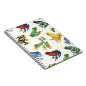 Carnet Grenouilles sur blanc naturel (Côté Droit)