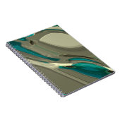 Carnet Grey and Blue Abstract (Côté Droit)