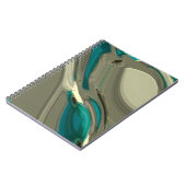 Carnet Grey and Blue Abstract (Côté gauche)