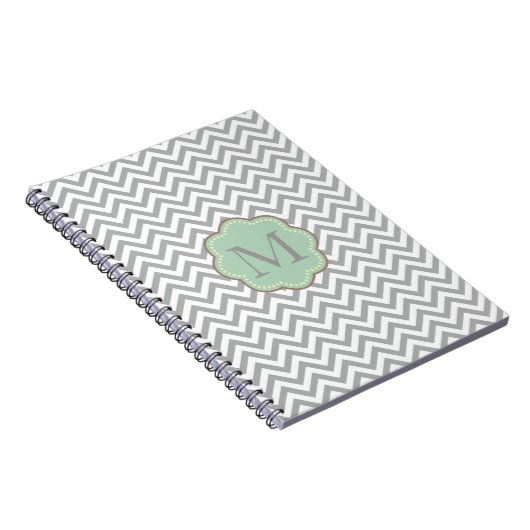 Carnet Grey Chevron (Côté Droit)