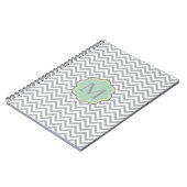 Carnet Grey Chevron (Côté gauche)