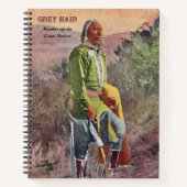 Carnet Grey Hair Native American Notebook (Devant)