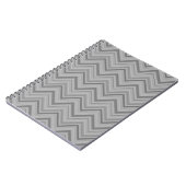 Carnet Grey stripes zigzag (Côté gauche)