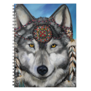 Carnet Grey Wolf