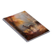 Carnet Greyhound à l'automne Feuilles automne Inspiration (Côté Droit)