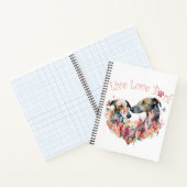 Carnet Greyhound Chig Maman Floral (Intérieur)