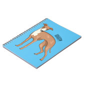 Carnet Greyhound dog (Côté gauche)