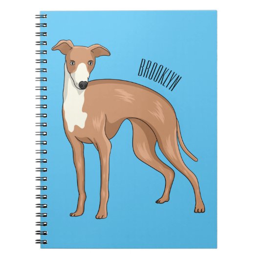Carnet Greyhound dog (Devant)