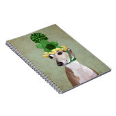 Carnet Greyhound en Casquette vert (Côté Droit)