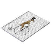 Carnet Greyhound sur Black Penny Farthing Bike (Côté gauche)