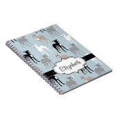 Carnet Greyhounds ou Whippets italiens (Côté Droit)