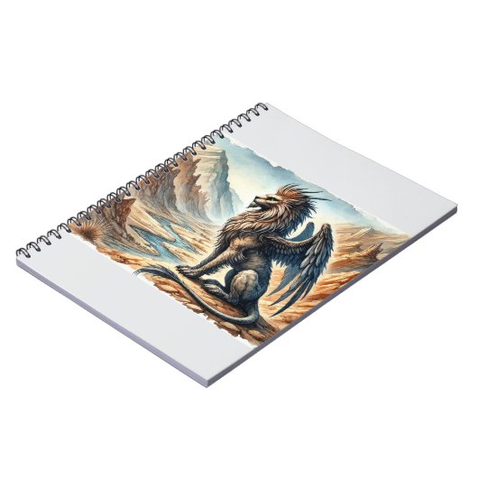 Carnet Griffins, Dragons, & Desolate landscapes (Côté gauche)