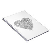 Carnet Griffonnage à ailes de coeur (Côté Droit)