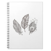 Carnet Griffonnage complexe de plume (Devant)