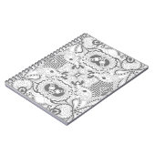 Carnet Griffonnage de carré de fleur (Côté gauche)