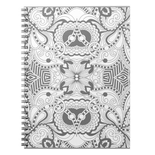 Carnet Griffonnage de carré de fleur (Devant)