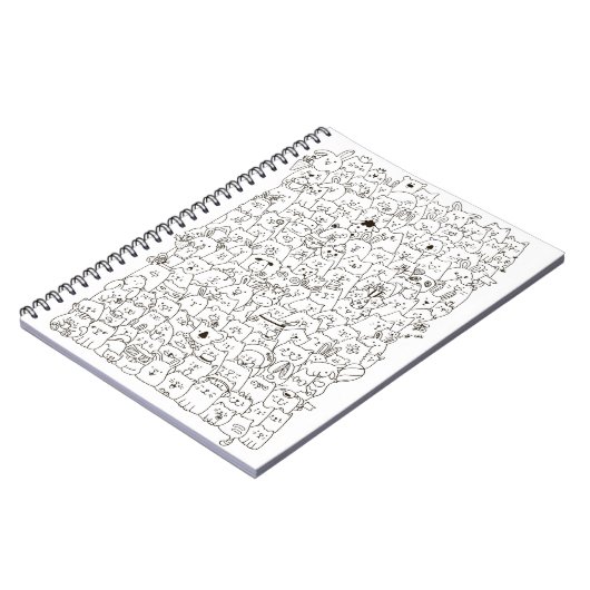 Carnet Griffonnage de "chats et de Co" (Côté gauche)