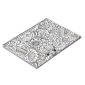 Carnet Griffonnage de conception de fleur (Côté gauche)