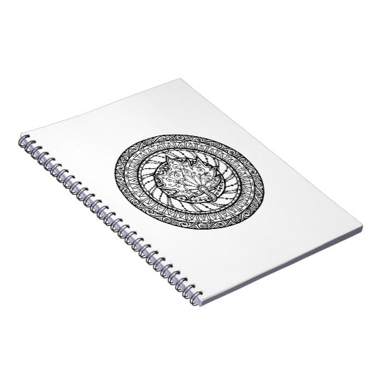 Carnet Griffonnage de feuille d'érable d'automne (Côté Droit)