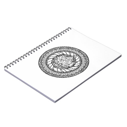 Carnet Griffonnage de feuille d'érable d'automne (Côté gauche)