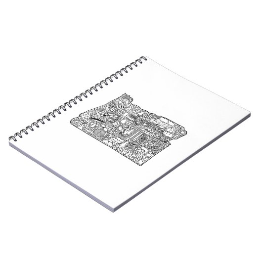 Carnet Griffonnage de l'Orégon (Côté gauche)