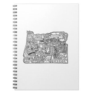 Carnet Griffonnage de l'Orégon