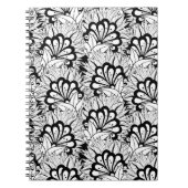 Carnet Griffonnage de motif de fleur (Devant)