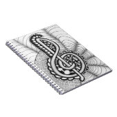 Carnet Griffonnage de musique de clef triple (Côté Droit)