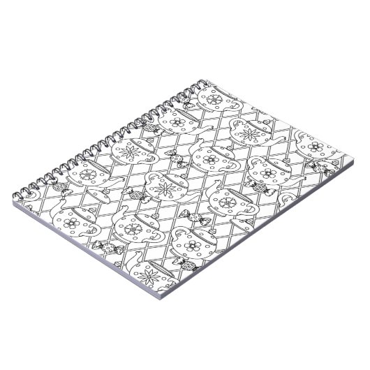 Carnet Griffonnage de pot de thé (Côté gauche)