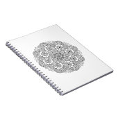 Carnet Griffonnage rond de conception (Côté Droit)