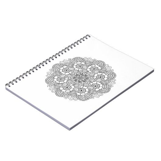 Carnet Griffonnage rond de conception (Côté gauche)