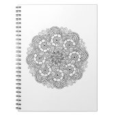 Carnet Griffonnage rond de conception (Devant)