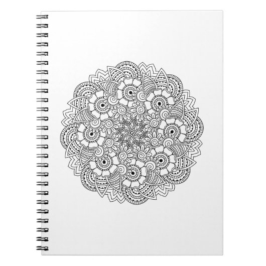 Carnet Griffonnage rond de conception (Devant)