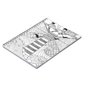 Carnet Griffonnage tiré par la main de phare (Côté gauche)