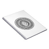 Carnet Griffonnage tribal de cercle (Côté Droit)