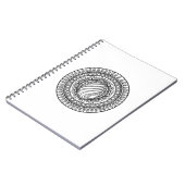 Carnet Griffonnage tribal de cercle (Côté gauche)
