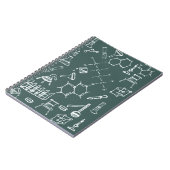 Carnet Griffonnages chimiques d'équipement de laboratoire (Côté gauche)