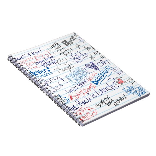 Carnet Griffonnages épiques d'école (Côté Droit)